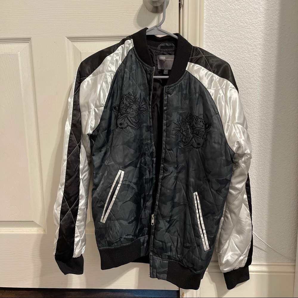 ASOS Embroided Bomber Jacket